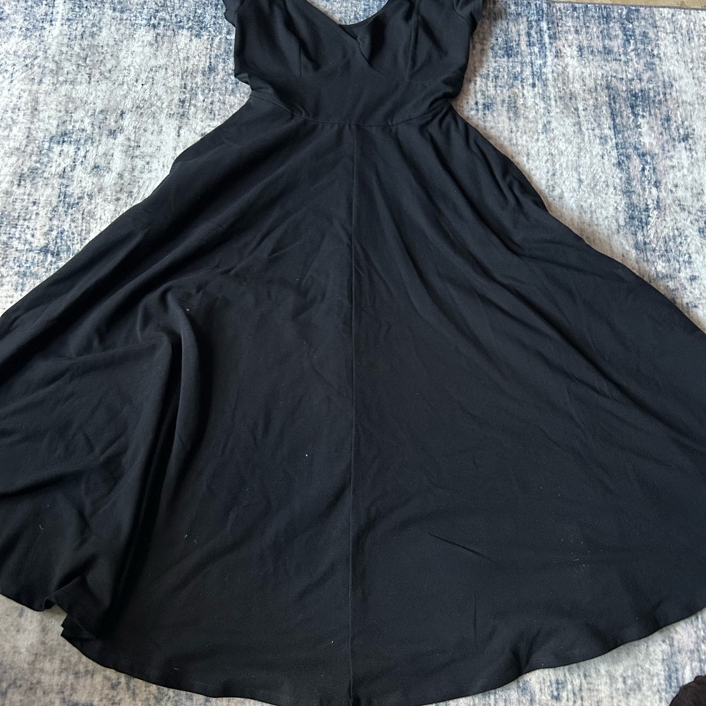 Reformation Black Maxi Dress size small